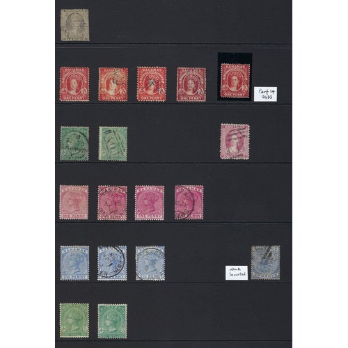 124 - Bahamas: 25 page Hagner album collection, QV - QEII. Defin, commem, Red Cross, special delivery and ... 