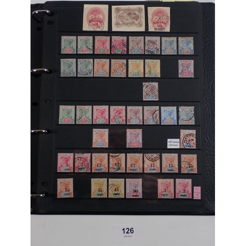 126 - Seychelles: 38 pages of mint/used QV to QEII defin, commem, postage due & fiscals in Hagner album. S... 