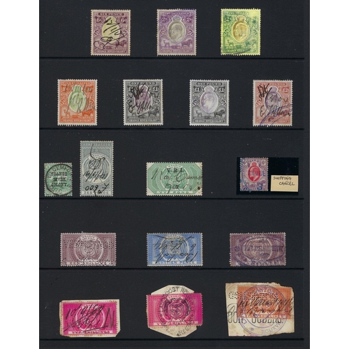 144 - Orange Free State/Colony: QV/KEVII period mint & used collection in 9 Hagner page album. Incl defin ... 