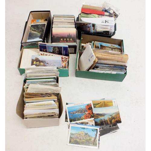 387 - Postcards: huge quantity, mainly foreign some still in original packs (1000's)