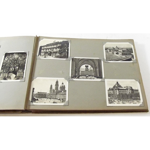 388 - Photographs with some postcards included in albums (6) - mixed periods, GB and overseas much identif... 