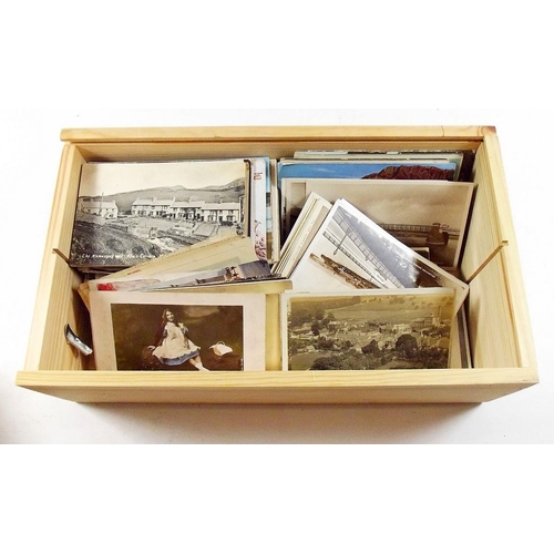 406 - Postcards: box containing wide mix of topographical, greetings, personalities etc. circa 1900 - 1930... 