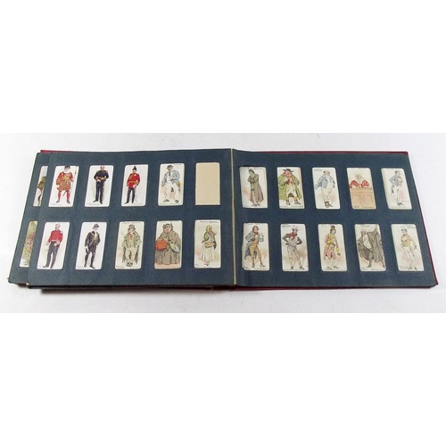 412 - Cigarette cards - in slot in albums including Players 1904 British Empire series, Life on board a Ma... 