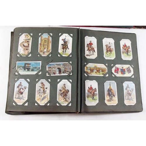 412 - Cigarette cards - in slot in albums including Players 1904 British Empire series, Life on board a Ma... 