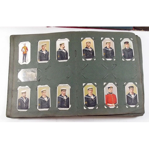 412 - Cigarette cards - in slot in albums including Players 1904 British Empire series, Life on board a Ma... 