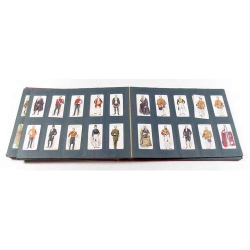 412 - Cigarette cards - in slot in albums including Players 1904 British Empire series, Life on board a Ma... 