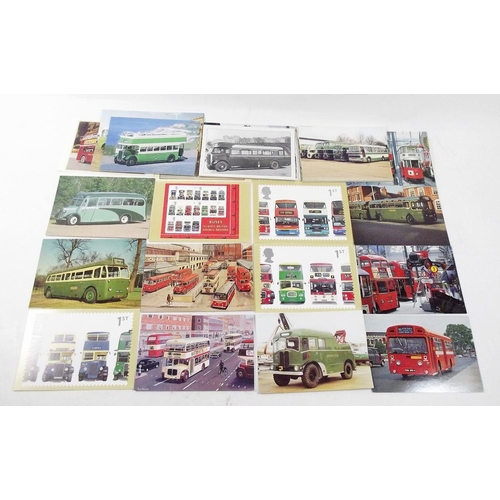 416 - Postcards: Buses - small quantity of modern cards, all featuring buses (which appear to be British) ... 