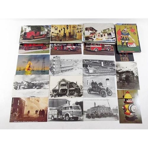 420 - Postcards: fire related - bundle modern cards chiefly New Zealand/Australian origin (some items x 2)... 