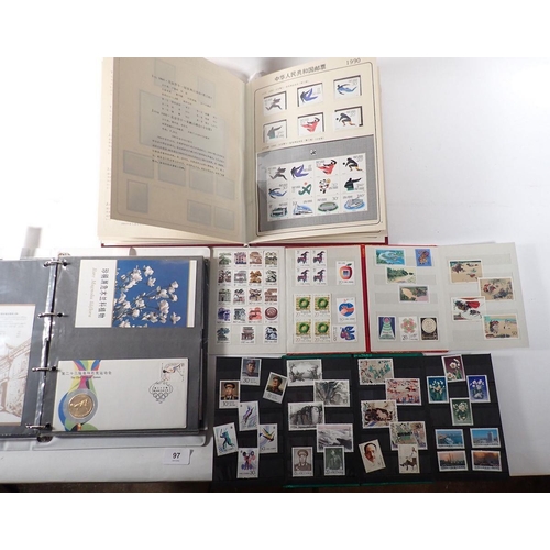 97 - China: People's Republic stamp collection of some 92 first day booklets, medallic & other covers plu... 