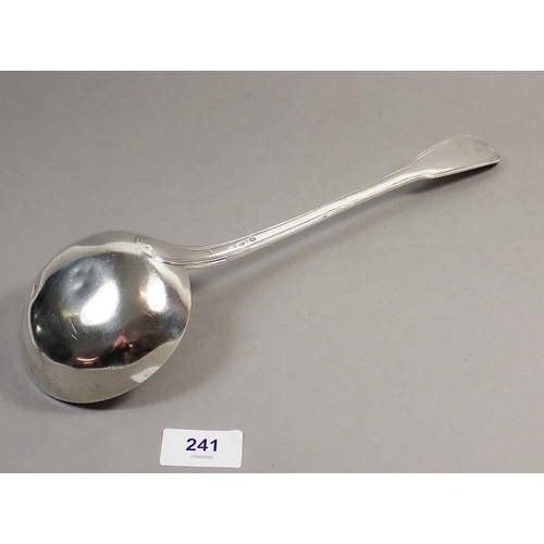 241 - A French silver ladle, 237g