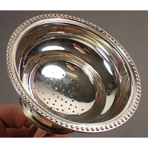 244 - A silver wine funnel, Sheffield 2003, Maker C J Vander LTD, approx 13cm length, 112.4g