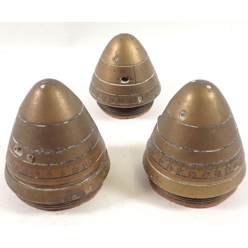 475 - Two WWI shell caps