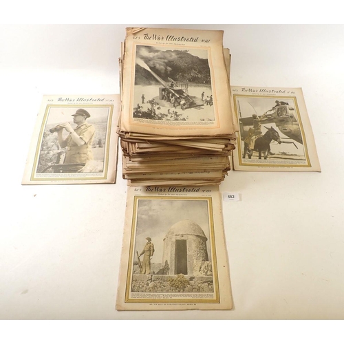 482 - A quantity of War Illustrated magazines