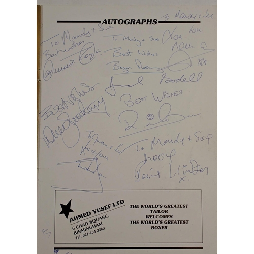 516 - An autographed programme by Muhammed Ali 'Albany Sporting Club' guest of honour 1983