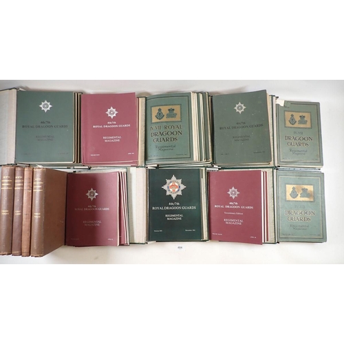 484 - A quantity of 4/7th Royal Dragoon Guard magazines - In book form 1929-30, 1931, 1932-33 and 1933-34,... 