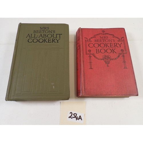 254A - Two Mrs Beeton cookery books