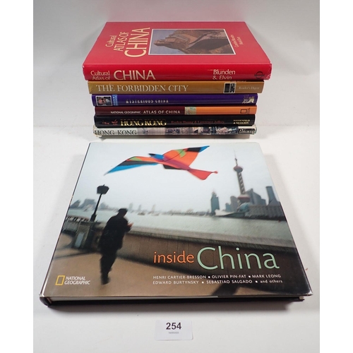 254 - Seven books on China and Hongkong