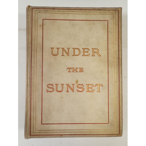 263 - Under The Sunset, Bram Stoker's first novel, second edition 1882 published by Sampson Low