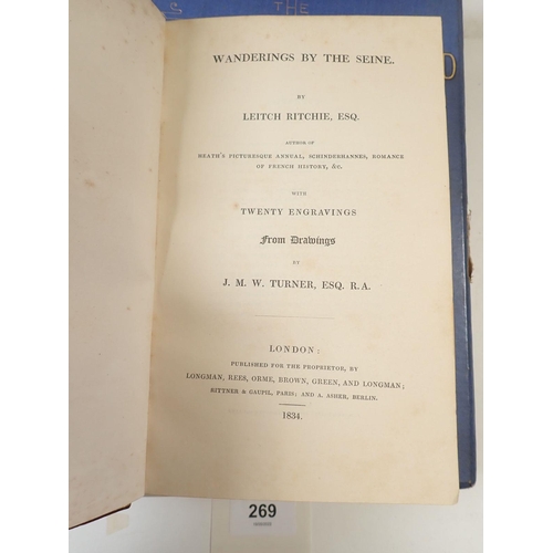 269 - The Comic History of England by Gilbert A Beckett illustrated by John Leech, Wandering by the Seine ... 