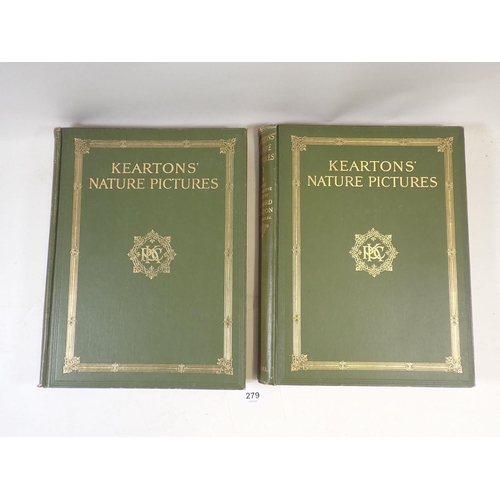 279 - Kearton's Nature Pictures by Richard Kearton, two volumes published by Cassell 1910 first edition, c... 