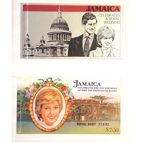 113 - Jamaica: QV-QEII collection in two 32page blue 'Wessex' stock-books. Mint & used defin & commem, muc... 