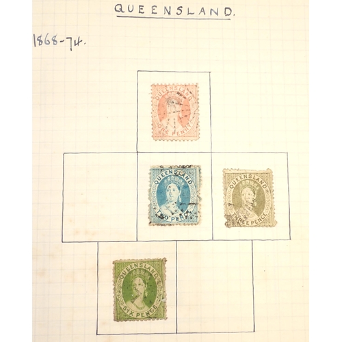 20 - GB & Australia: Mint & used in 2 albums. In one, British QEII pre-decimal defin, commem and regional... 