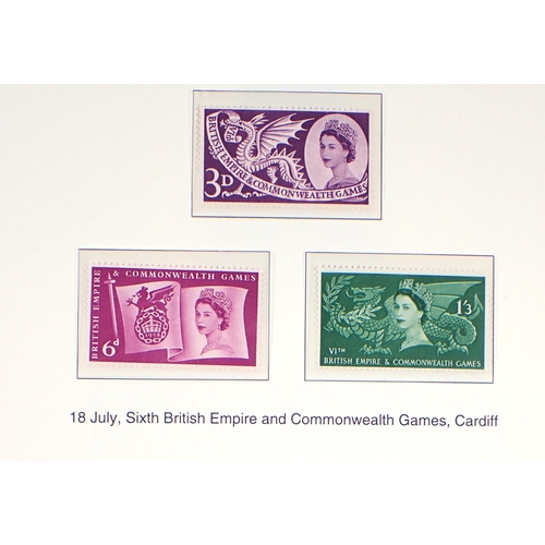 83 - GB: Mint KEVIII to QEII, 1936-69, in purposed Westminster album, defin & commem. Complete sets to £1... 