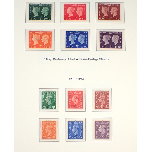 83 - GB: Mint KEVIII to QEII, 1936-69, in purposed Westminster album, defin & commem. Complete sets to £1... 