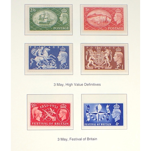 83 - GB: Mint KEVIII to QEII, 1936-69, in purposed Westminster album, defin & commem. Complete sets to £1... 