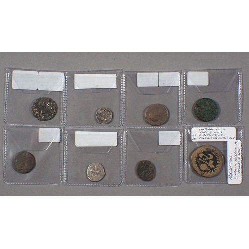 412 - A quantity of 9 ancient coins 58 BC- 1250 AD in plastic envelopes and descriptions - Condition: Fair