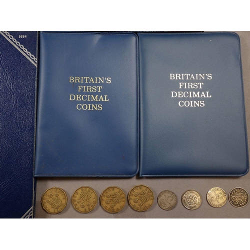 422 - A collection of Whitman coin folders covering pre-decimal coins: halfpennies, pennies (some Heaton) ... 