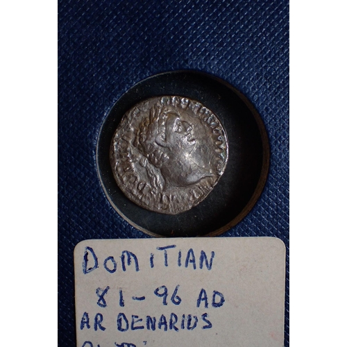 427 - An album containing mainly Roman coinage approx 70 plus with examples from: Republican 280-41BC, Imp... 