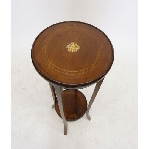 1128 - An Edwardian mahogany jardiniere stand