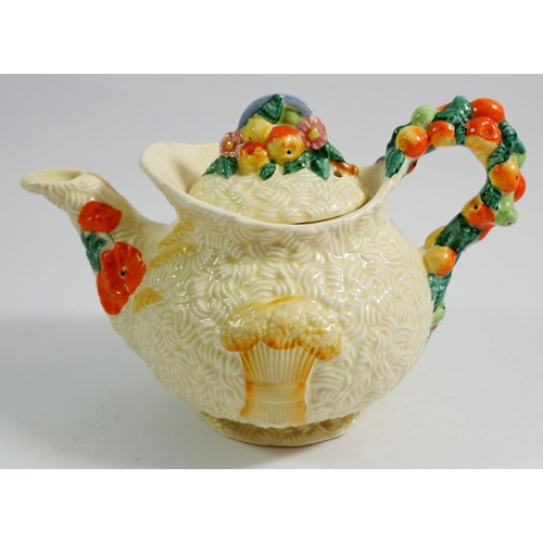 15 - A Clarice Cliff Celtic Harvest teapot