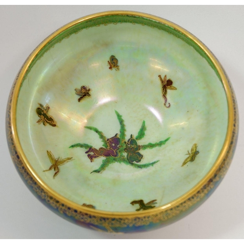 152 - A Wedgwood Fairyland lustre small bowl in Leap Frogging Elves pattern by Daisy Makeig-Jones No Z4968... 