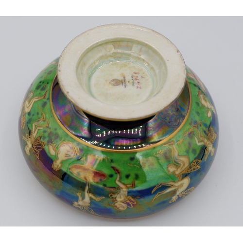 152 - A Wedgwood Fairyland lustre small bowl in Leap Frogging Elves pattern by Daisy Makeig-Jones No Z4968... 