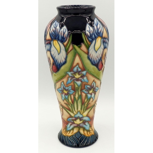 161 - A Moorcroft vase limited edition Geneva pattern, 91/300, 21cm