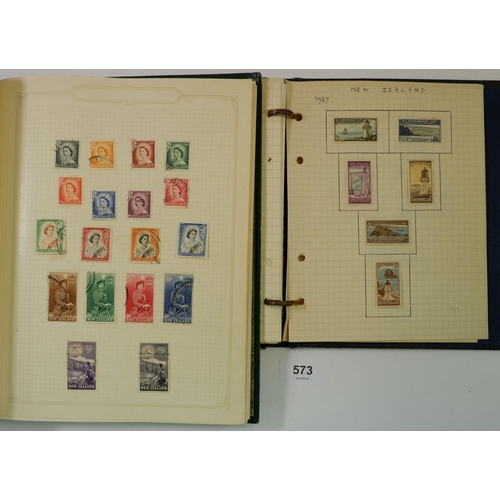 573 - New Zealand: 'Simplex' and other album (2) of defin, commem, official, air, postage due, life assura... 