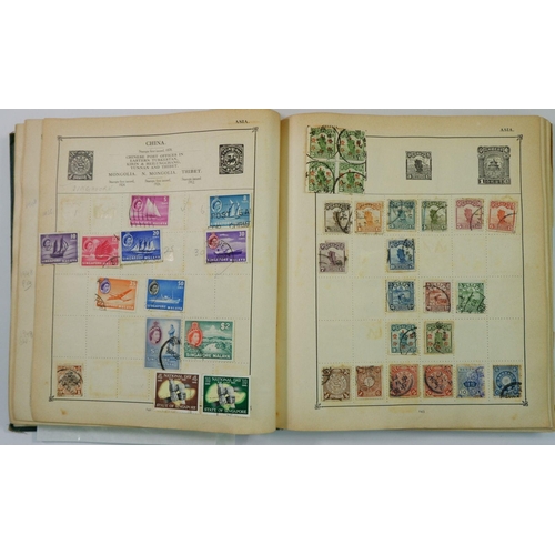 578 - GB, Br Empire & Rest of World: Green 'Strand' album & red stock-book of QV-QEII mint/used defin & co... 