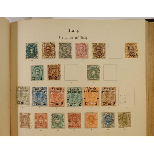 611 - GB & Br Empire: Part-filled 651 page Imperial album, Vol II 'The Postage Stamps of Foreign Countries... 