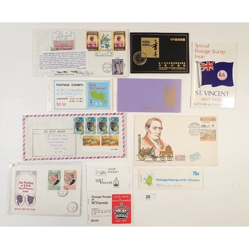 627 - St Vincent: Boxed collection, mainly QEII, in 5 stock-books & carton plus covers (incl one signed by... 