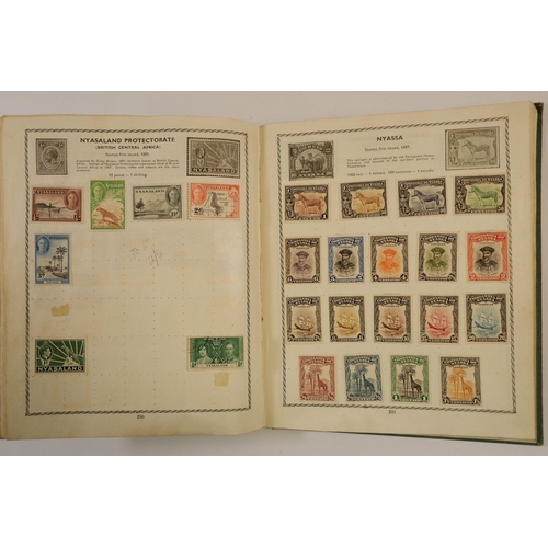 632 - All World: Triumph album of mainly used defin & commem, QV-early QEII, with a small no  postage due,... 