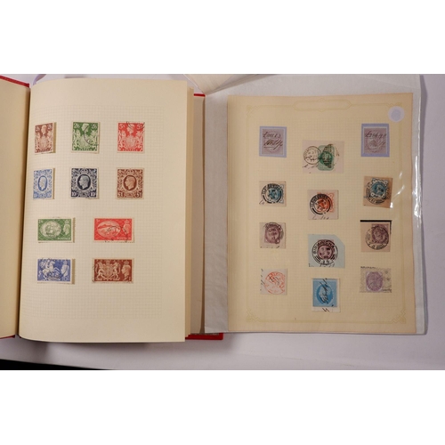 633 - GB: Red 15 page 'Simplex' album of QV-KGVI mint & used. Defin, commem, official and postage due with... 