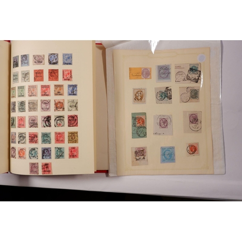 633 - GB: Red 15 page 'Simplex' album of QV-KGVI mint & used. Defin, commem, official and postage due with... 