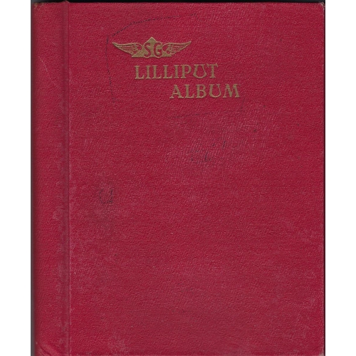 654 - GB: Small red, 26 page, SG 'Lilliput' album of mint & used QV/KEVII in issue date order (see afterno... 