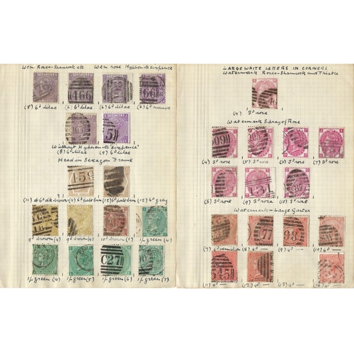 654 - GB: Small red, 26 page, SG 'Lilliput' album of mint & used QV/KEVII in issue date order (see afterno... 