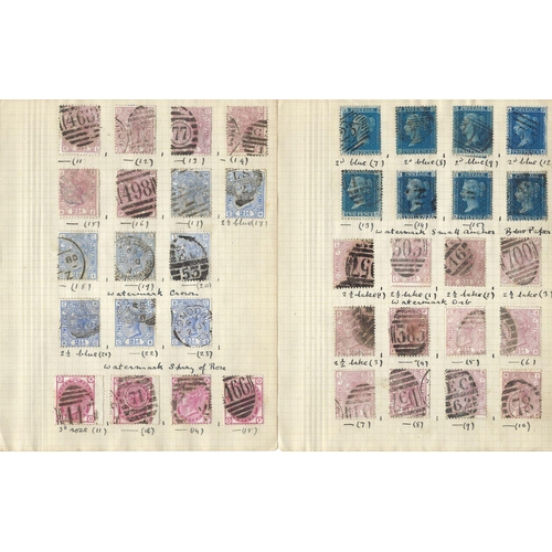 654 - GB: Small red, 26 page, SG 'Lilliput' album of mint & used QV/KEVII in issue date order (see afterno... 