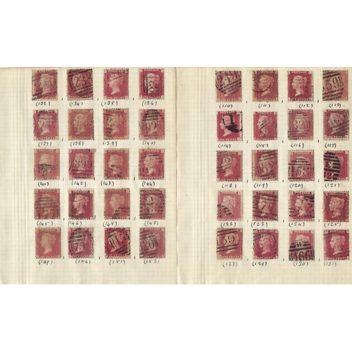 654 - GB: Small red, 26 page, SG 'Lilliput' album of mint & used QV/KEVII in issue date order (see afterno... 