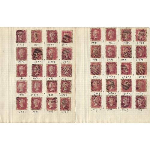 654 - GB: Small red, 26 page, SG 'Lilliput' album of mint & used QV/KEVII in issue date order (see afterno... 