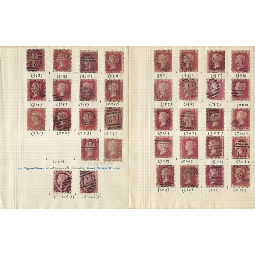 654 - GB: Small red, 26 page, SG 'Lilliput' album of mint & used QV/KEVII in issue date order (see afterno... 